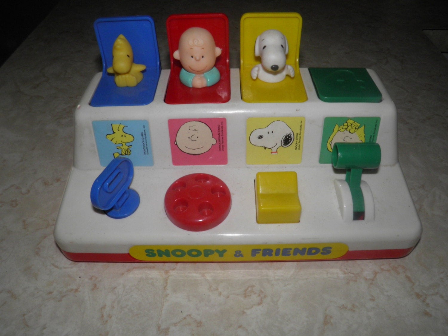 1980s Snoopy & Friends Pop Up Toy