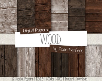 Wood Digital Paper Wood Backgrounds, WOOD Digital Wood Paper Backgrounds Instant Download Commercial Use Wood Textures (76)