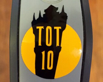 runDisney Tower of Terror 10 Miler Magic Band Vinyl Decal