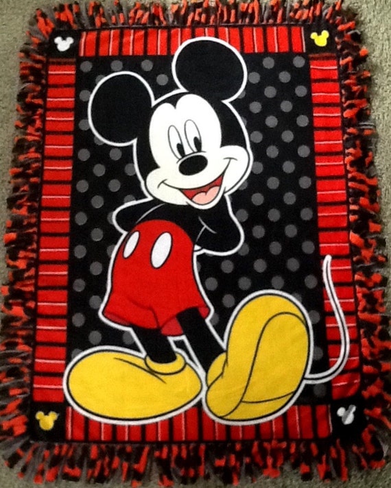 Mickey Mouse Blanket Mickey Blanket Mickey Blanket Blue