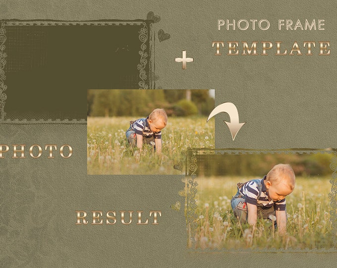Photo Masks - Digital Scrapbook Overlays - Personal Use. Photo Book. Photo album. Collection.