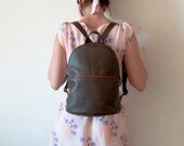SPRING SALE Leather Backpack, Black Leather Backpack, Soft Leather Bag, Leather Backpack, School Backpack, Travel Backpack, Everyday Backpac