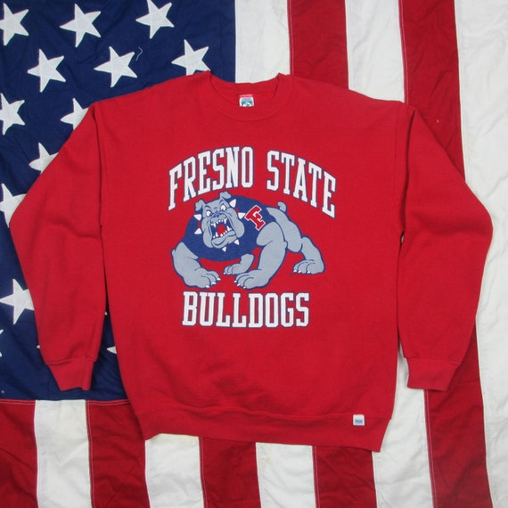 Vintage Fresno State Bulldogs Crewneck Sweatshirt Large