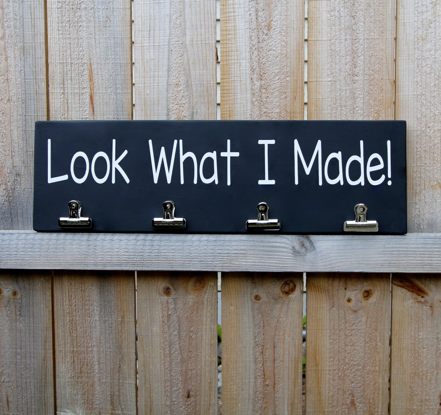 Look What I Made Sign Artwork Display Brag Board Child Art