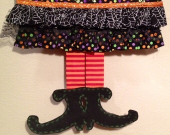 Halloween Table Runner ( Witch's Feet)