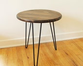 Mid Century Modern Inspired 18 Round Side Table by ModernMutations