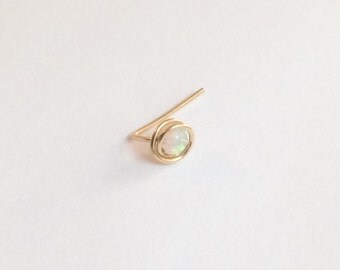 Opal nose stud, nose stud, tiny nose stud, gold nose stud, small nose stud, tiny stud, nose stud opal, piercing stud, opal stud, opal studs