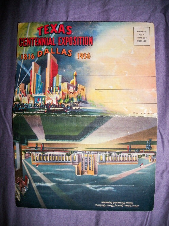 Texas Centennial Exposition Dallas 1936 by AdmirationVintage