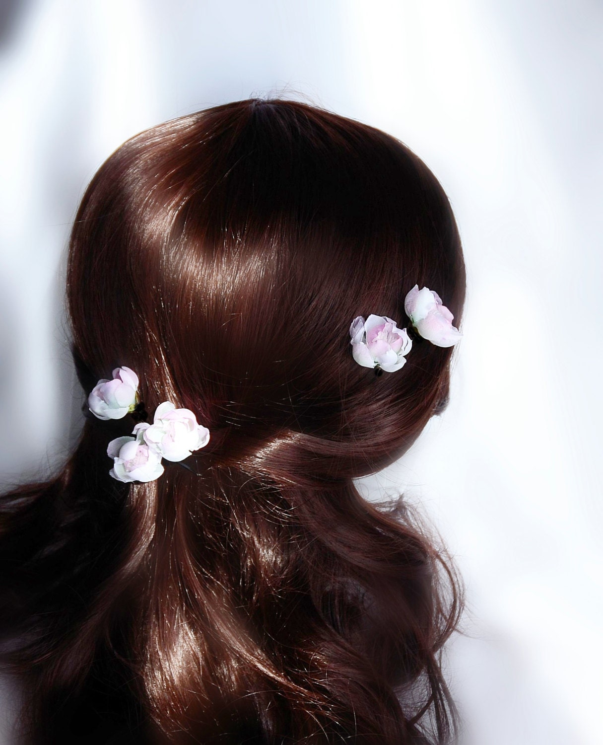 Silk flower pins Bridal Hair Accessories Bridal pins by petals181