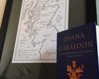 Outlander Map of Scotland | Hand-Drawn