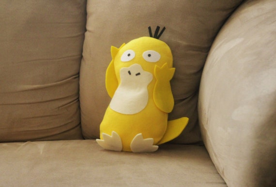 psyduck pillow pet