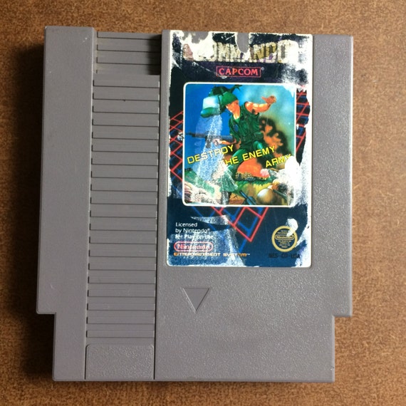 Commando Nintendo NES 1986 Capcom Vintage by Mannysgoods on Etsy