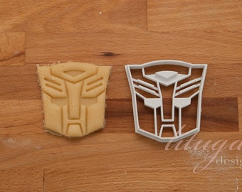 Transformers cookie cutter, Transformers Autobot logo cookie cutter