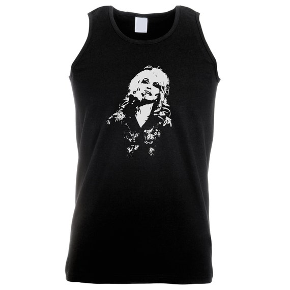 Dolly Parton Men's Tank Top by DeadNoteClothing on Etsy