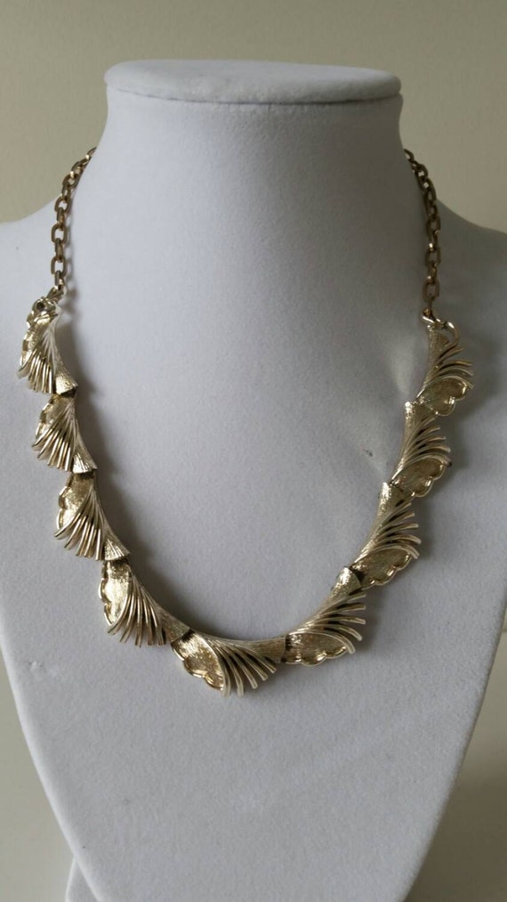 Silver Art Deco Necklace Vintage Statement by VintageinMyDreams