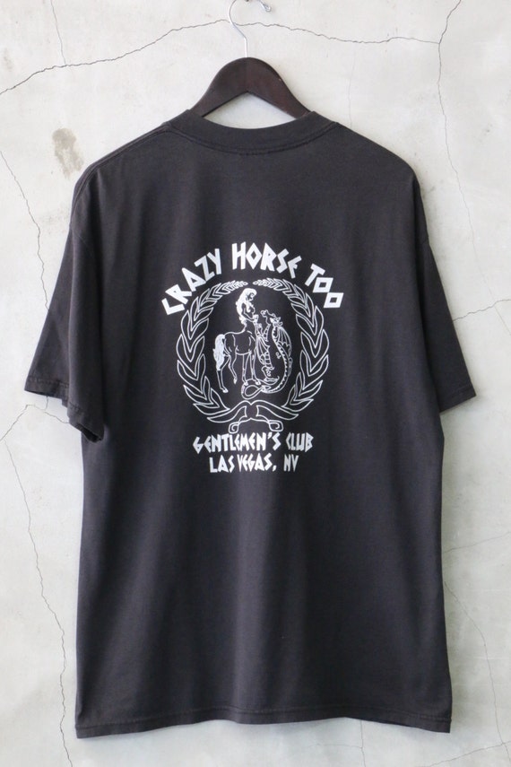 vintage t shirt Strip club shirt Crazy Horse by imtryingtofocus