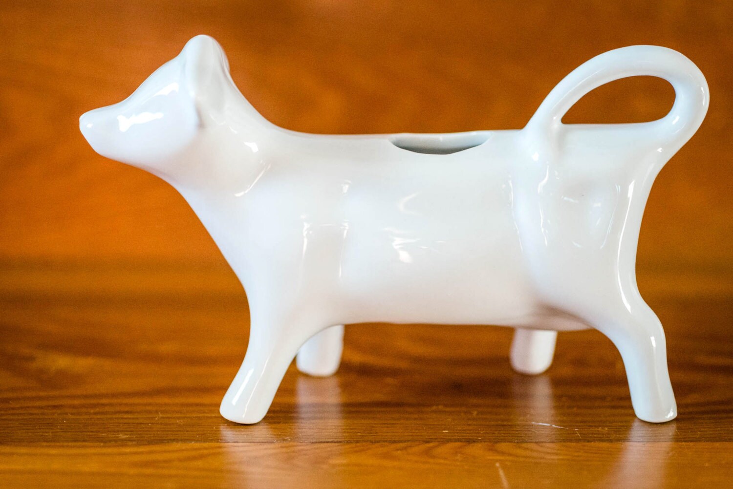 Vintage Cow Milk Creamer White Cow Pitcher