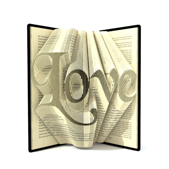 book folding pattern love 278 folds by simplexbookfolding