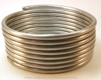 aluminum neck coil replica tribal fashion necklace neck rings choker stye metal neckpiece 3577