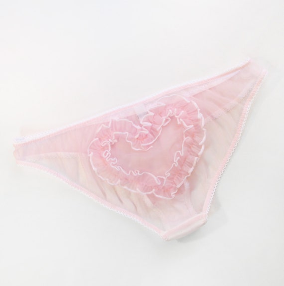 Heart on Her Sleeve: sheer knickers with heart by FairytalesbyAF