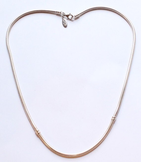 Authentic Pandora Sterling Silver Charm Necklace by paststore