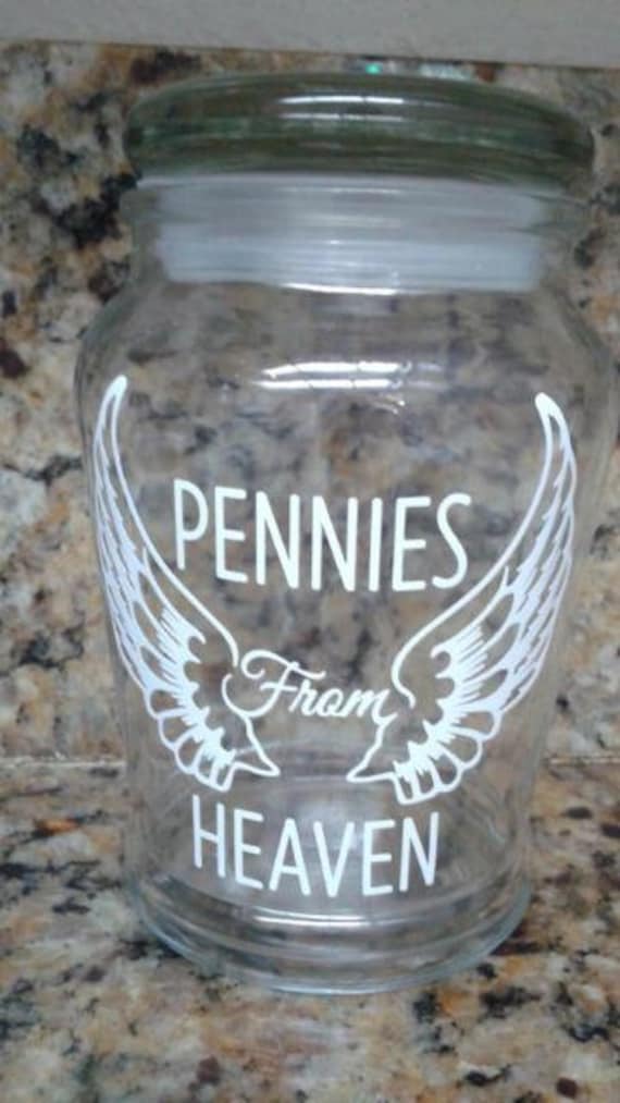 Pennies From Heaven Jar by WithLoveFromHeaven on Etsy