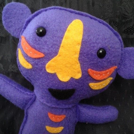 80's monster plush toy