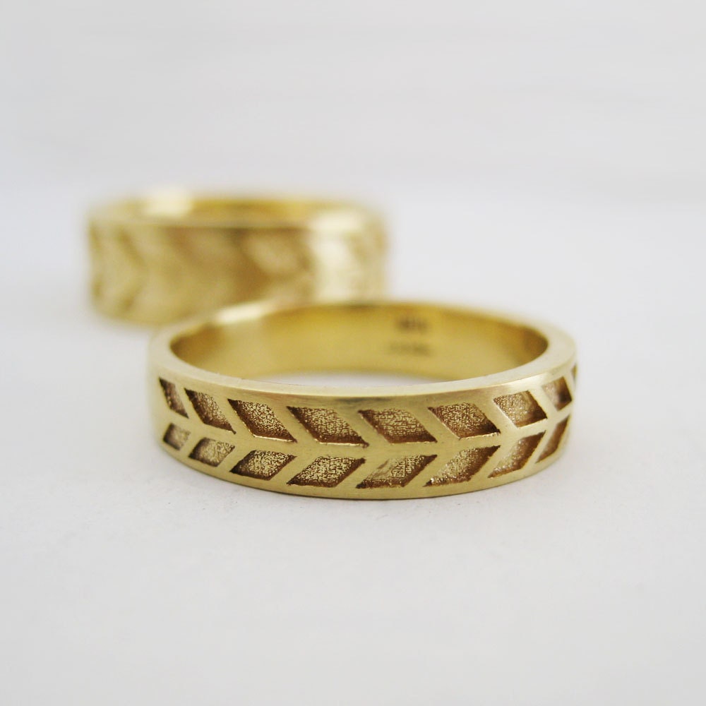 18k gold 4mm wedding ring