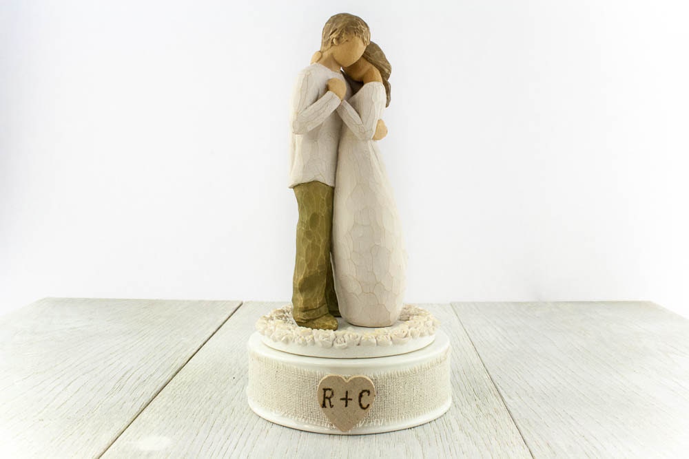 personalized base for willow tree figurines