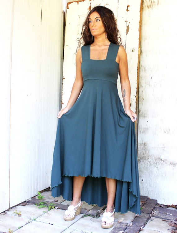 Eclipse Tank Dress Full Length Maxi Dress Organic Clothing