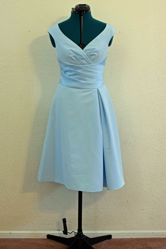 david's bridal light blue