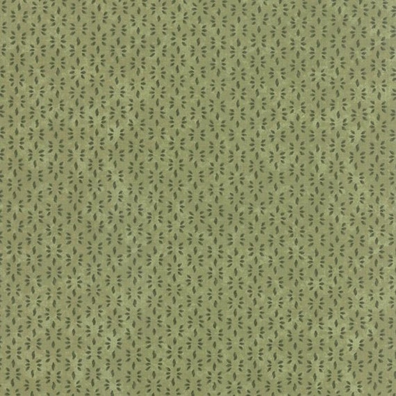 Lady Slipper Lodge Fabric Moda Green by KimberlysFabricStash