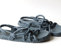 10â†’Gurkees rope sandals. natural. vegan non leather. bohemian hippie ...