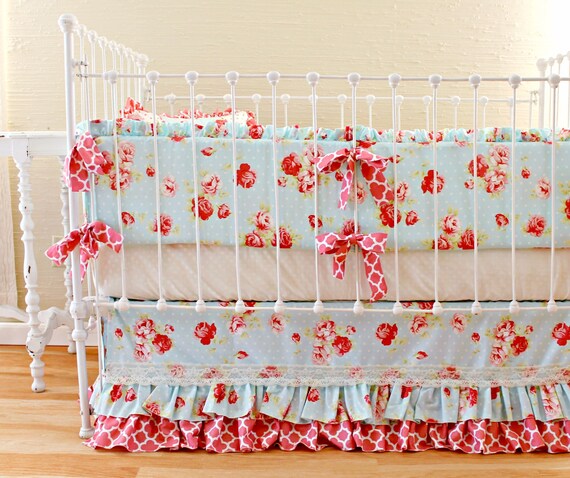 shabby chic baby girl bedding set with vintage by lottiedababy shabby chic baby girl bedding set with vintage by lottiedababy