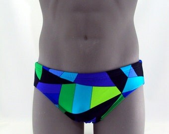 Multi color Abstract Men Brief Swimsuit & Bathing suits