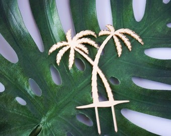 Palm Tree Tropical Wedding Birthday Celebration Cake Topper Laser Cut Acrylic Palm Tree Tropical Wedding Birthday Celebration Cake Topper Laser Cut Acrylic