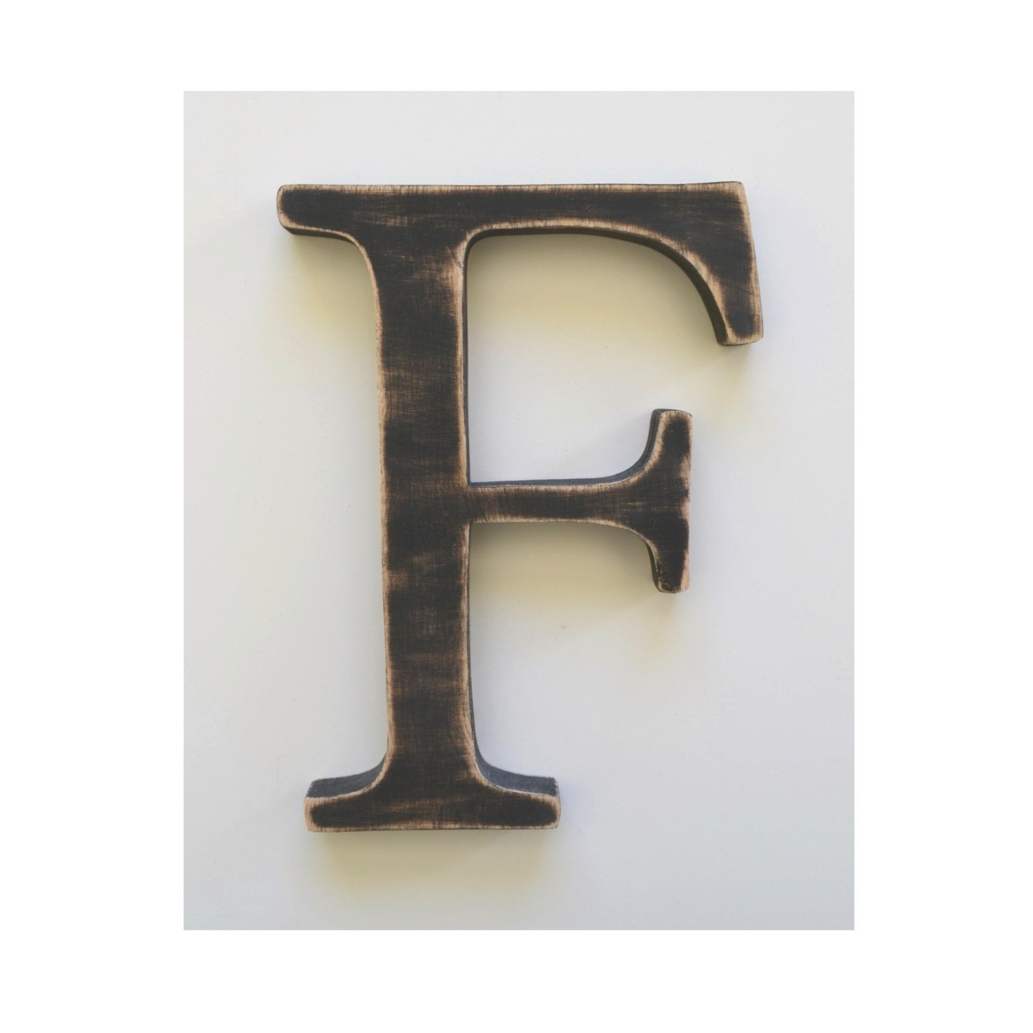 Letter F wooden letter 8 inch wooden letters