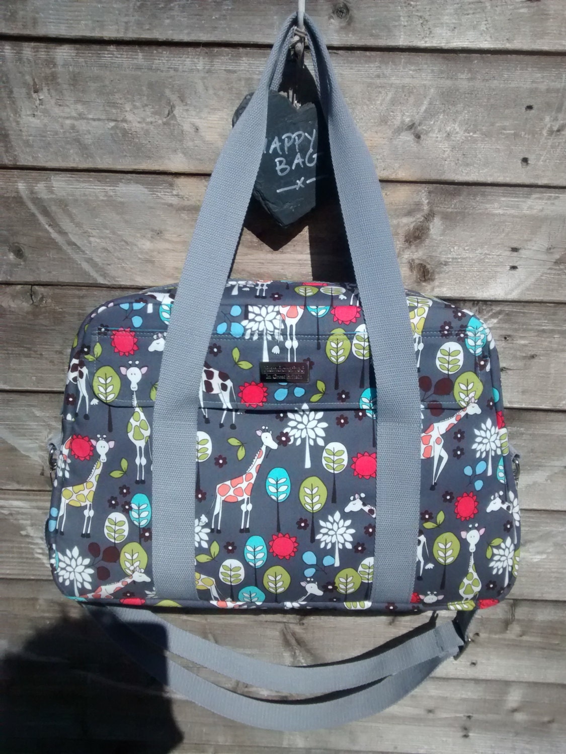 Nappy bag/Diaper bag/Changing bag PDF sewing pattern by