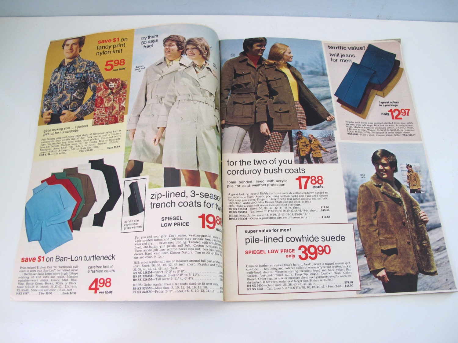 Vintage 1973 Fall Spiegel Catalog