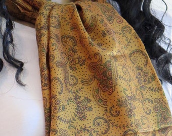 Autumn Silk scarf