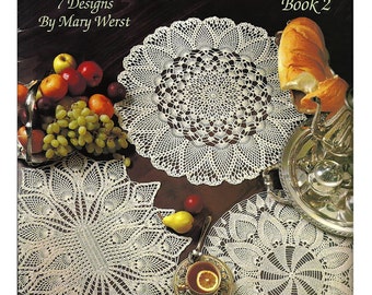 Pineapple Doilies Book 2 Crochet Pattern Book / Leisure Arts 2502