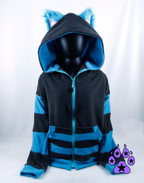 Pawstar CHESHIRE CAT HOODIE kitty kigurumi fursuit cat by pawstar