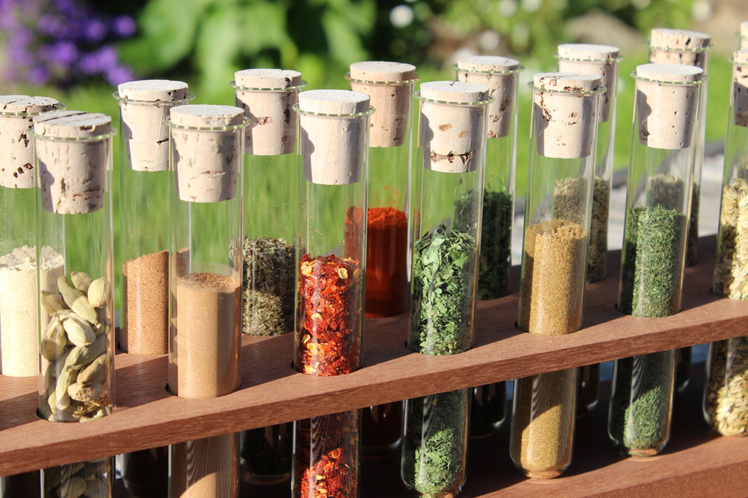 20 Test Tube Spice Rack