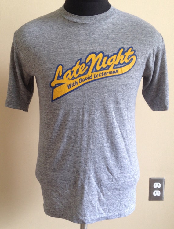 late night with david letterman t shirt