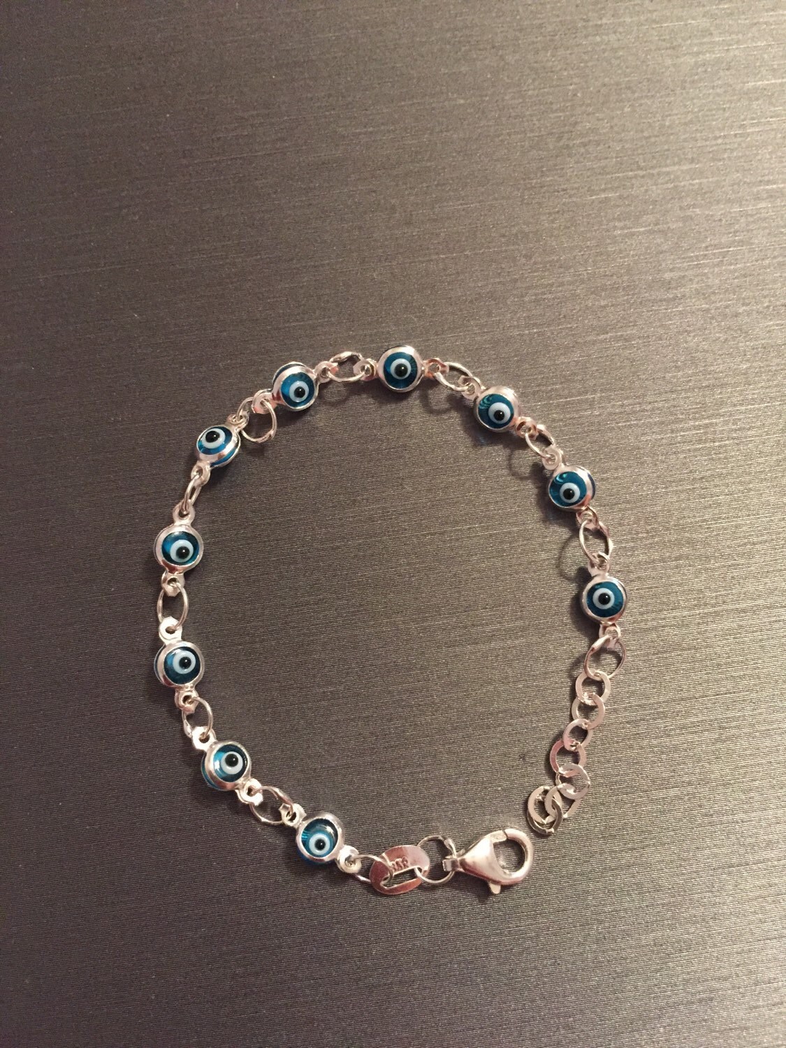 Blue Evil Eye BraceletBaby Size