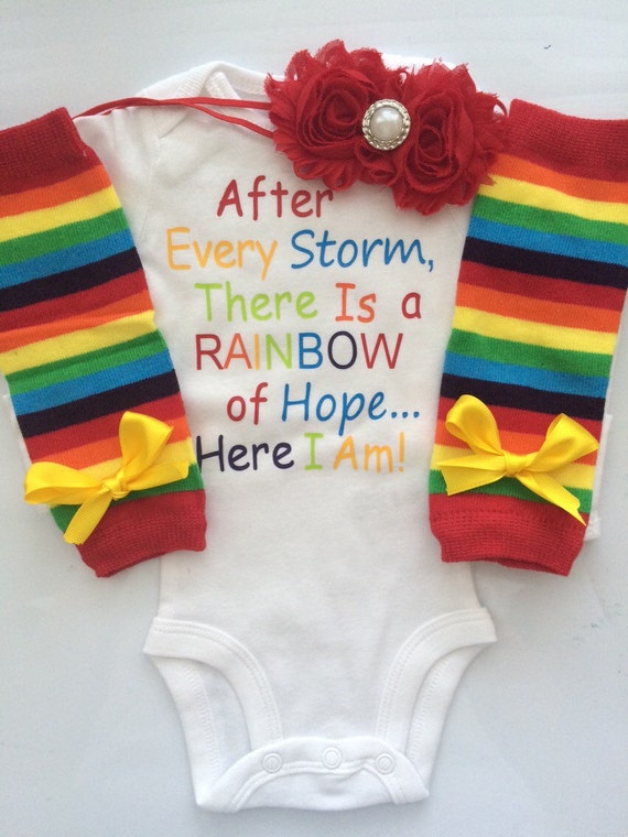 Rainbow baby Baby Girl outfit Coming home outfit Newborn