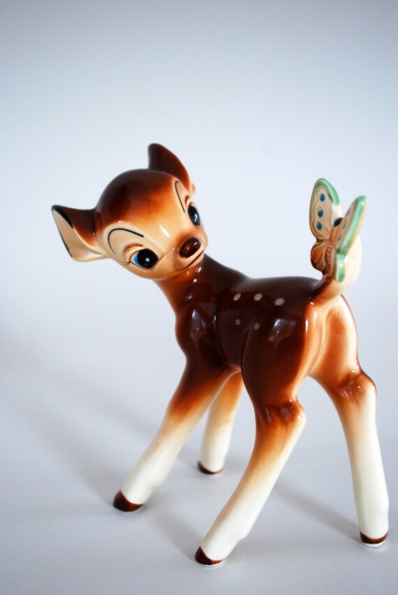 vintage walt disney bambi figurine