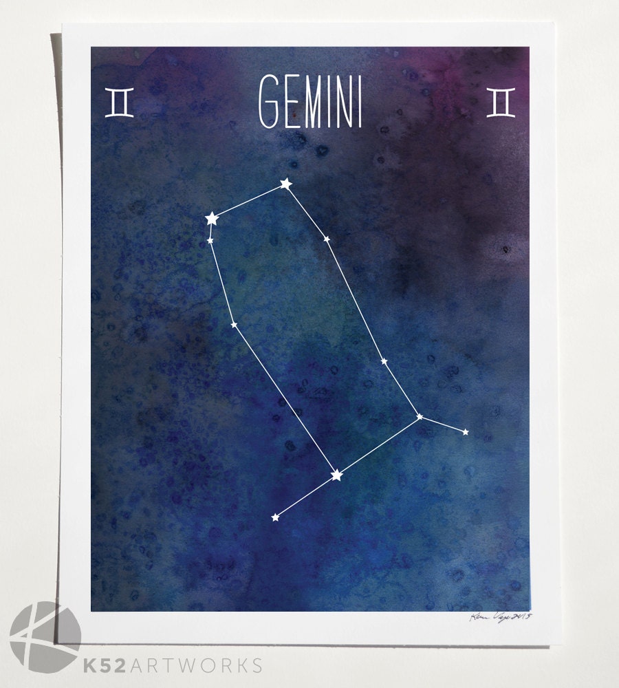 gemini star chart
