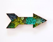 Felt Succulent Plant Arrow - Home Decor Felt Succulent Plant Arrow - Home Decor