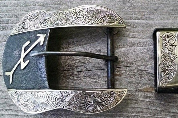 Custom Ranger Buckle 3 Piece Ranger Buckle by BluegrassEngraving